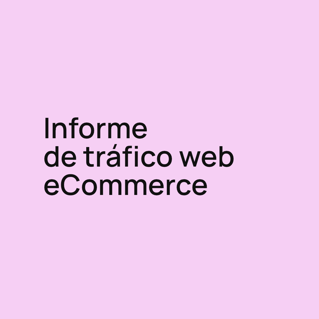 Informe de tráfico web eCommerce